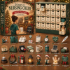 24 Days of Career Heroes Acrylic Advent Calendar 2026 Collectible Mini Figures Christmas Countdown Surprise Gift Box