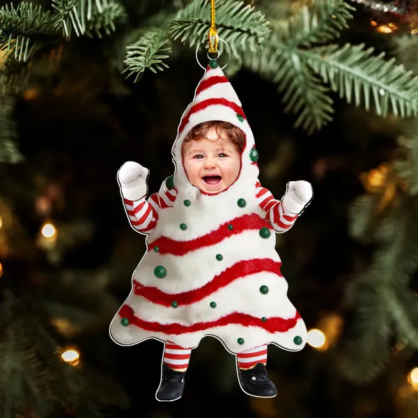 Personalized Family Christmas Ornament, Funny Custom Face Ornament, Holiday Tree Decoration, Christmas Gift for Families - Photowatch