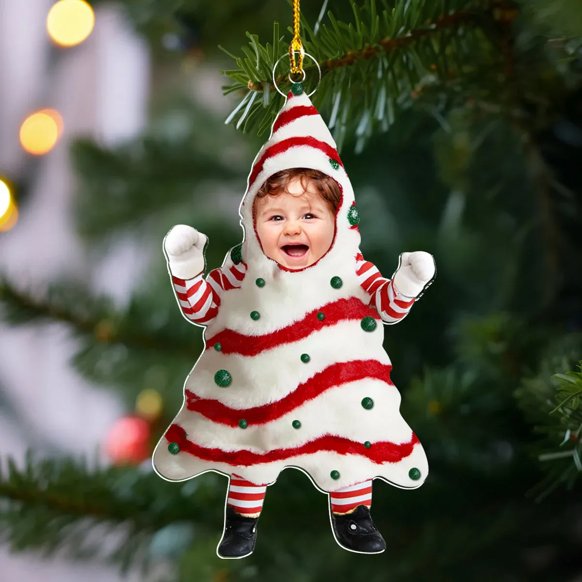 Personalized Family Christmas Ornament, Funny Custom Face Ornament, Holiday Tree Decoration, Christmas Gift for Families - Photowatch