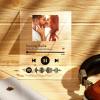 Custom Keychain Spotify Code Music Plaque Keychain (2.1in x 3.4in) For Lover - photowatch