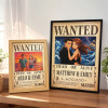 Custom Anime Bounty Couple Portrait Personalized Anime Style Wanted Poster Portrait Unique Captains' Couple Portrait - Photowatch