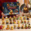 24 Day Duck Advent Calendar Cute Mini Duck Figure Christmas Countdown Surprise Gift Collection 