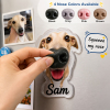 Custom Dog Nose Squishy Fridge Magnet Sticker – Personalized Pet Nose Squeeze Toy with Custom Face & Name - Photowatch