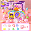Squishy Capsule Toys for Kids, Mini Vending Machine Toy Set, Soft Stress Relief Squishies Party Favors, Classroom Rewards & Birthday Gifts