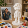 Custom DIY Paintable Plaster Figurine from Your Photo | Personalized Cartoon Gift for Family, Couples, Kids & Friends - Photowatch