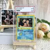 Personalized Father's Day Card - Custom Dad Trading Card with Photo & Names - "Best Dad Ever" Unique Gift for Dad, Grandpa, Husband - Poke Style Collectible Plaque for Father's Day 2026