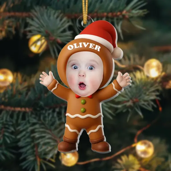 Personalized Family Christmas Ornament, Funny Custom Face Ornament, Holiday Tree Decoration, Christmas Gift for Families - Photowatch
