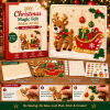 DIY Christmas Magic Felt Sticker Art Kit Reusable Holiday Craft Set for Kids Family Christmas Decoration Gift