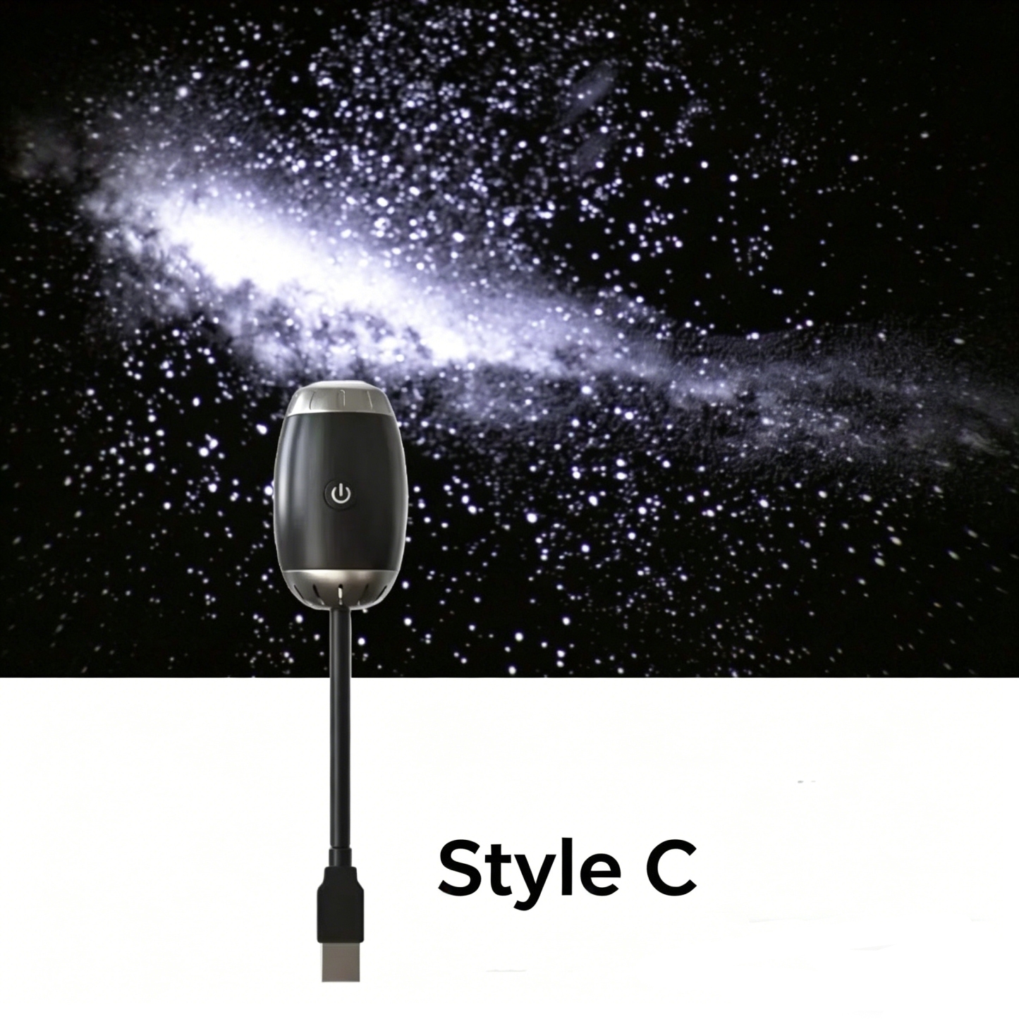 USB Starry Sky Car Light Interior Ambient Galaxy Projector, Car Roof Star Light, Decorative Mood Lighting for Auto Interior