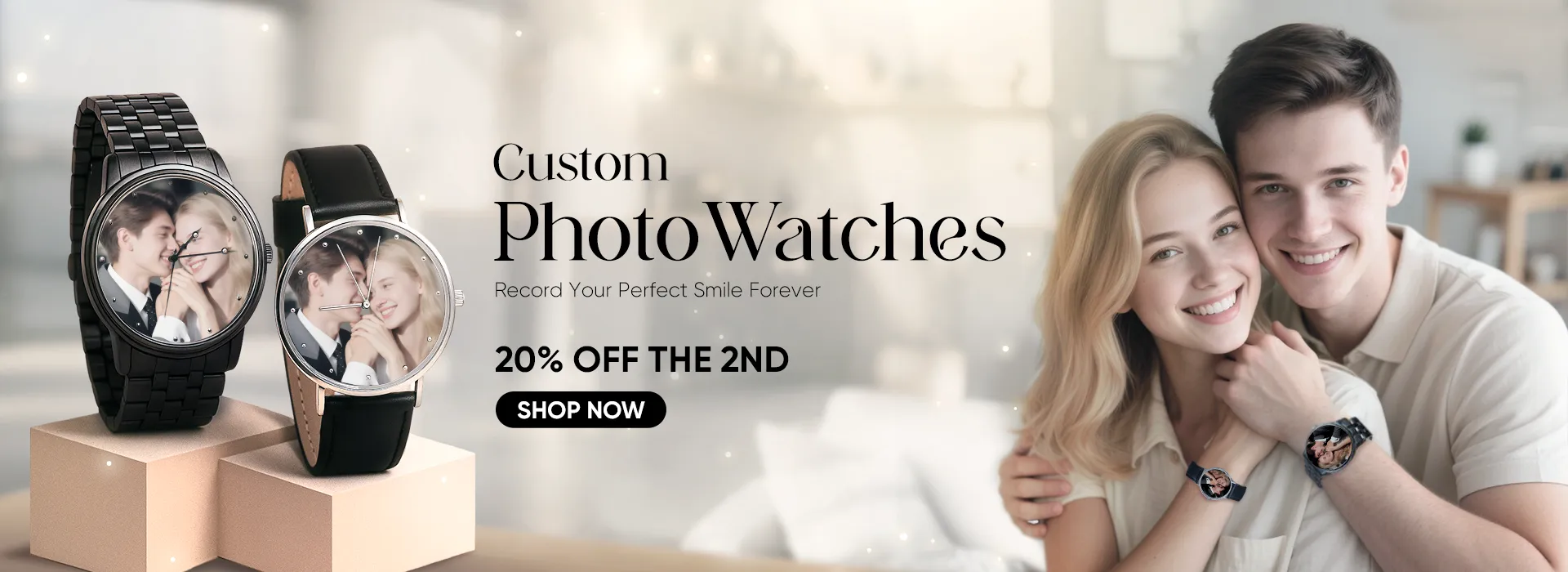 Custom Photo Watch with personalized picture di...