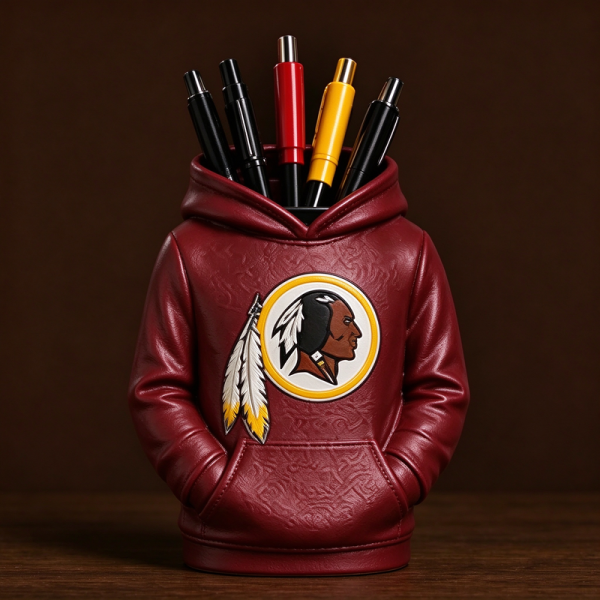 Football Hoodie Pen Holder | Team Desk Organizer