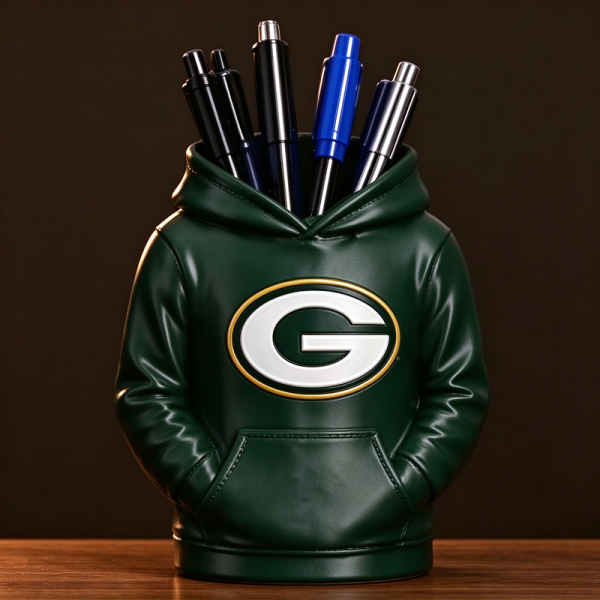 Football Hoodie Pen Holder | Team Desk Organizer