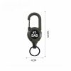3 In 1 new multifunctional Retractable Pull Reel Carabiner Keychain, Strong Steel Wire Rope Buckle,Outdoor Sport Keychain Tool keychain accessories - Photowatch