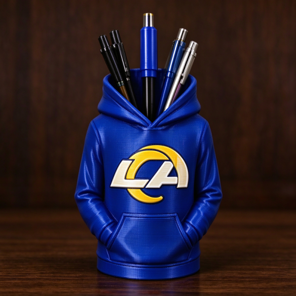 Football Hoodie Pen Holder | Team Desk Organizer