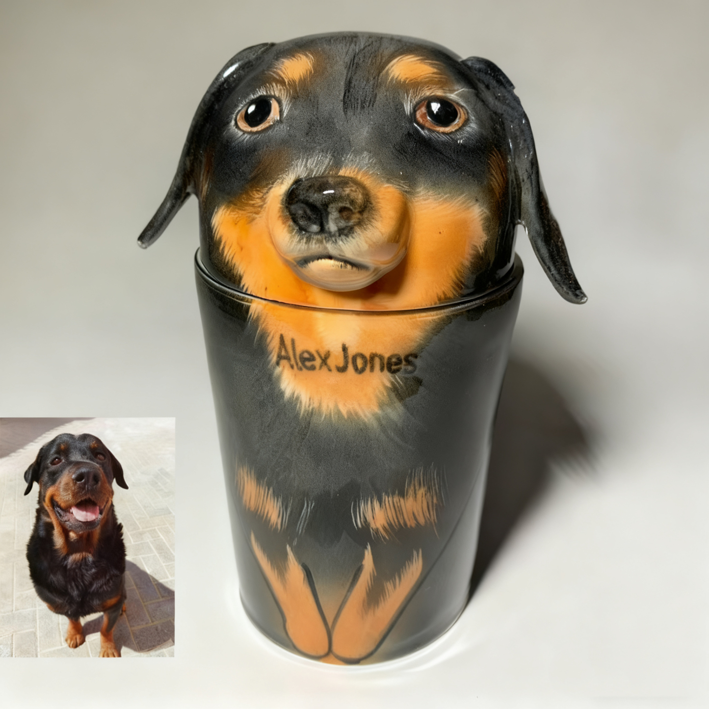 Custom Handmade Ceramic Pet Urn | A Gentle Resting Place for Your Beloved Companion, The Art of Saying Goodbye with Love - Photowatch