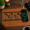 Personalized Film Strip Wireless Charging Pad with Photo, Custom Couple Photo Charger, Anniversary Gift for Couples, Romantic Personalized Wireless Charger