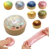 Glitter Dumpling Squishy Toys Steamed Bun Sensory Stress Relief Ball Novelty Desk Soft Squeeze Decompression Gift - Photowatch
