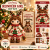 DIY Patchwork Doll Sewing Kit Craft Gift for Teens and Adults Christmas Girl Collection