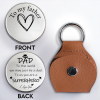 To My Father To Us You Are A Superhero Heart And Stars - Personalized Custom Pocket Hug