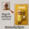 Custom Action Figure Pack Packaging Toy Box Style Art Gift Personalized Flat Print Acrylic Keychain Gift for Family