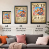 Custom Anime Bounty Couple Portrait Personalized Anime Style Wanted Poster Portrait Unique Captains' Couple Portrait - Photowatch