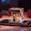 Holographic Lumina Boxes For Lovers | High-Transmittance Holographic Material Image Holographic House Valentine's Day Gift - Photowatch