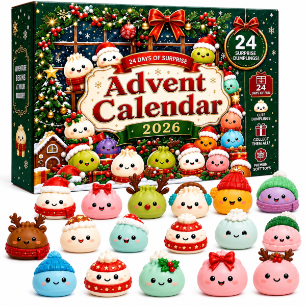 Advent Calendar 24 Christmas Dumpling Squishy Surprise Gifts For Kids Or Family Ideas