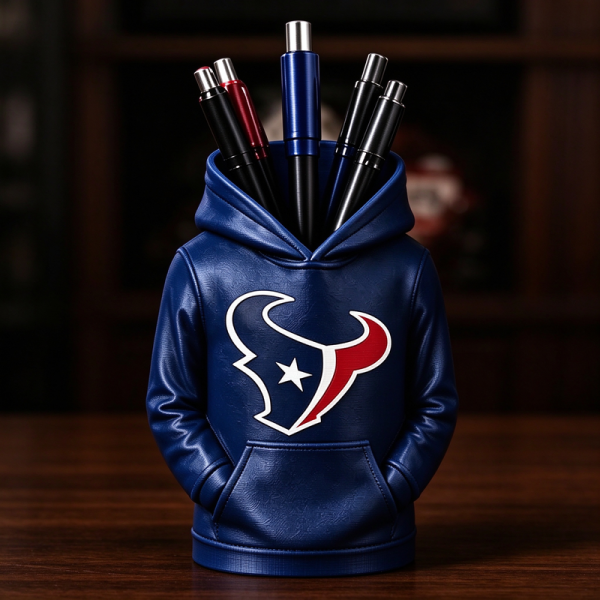 Football Hoodie Pen Holder | Team Desk Organizer