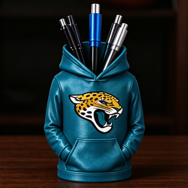 Football Hoodie Pen Holder | Team Desk Organizer