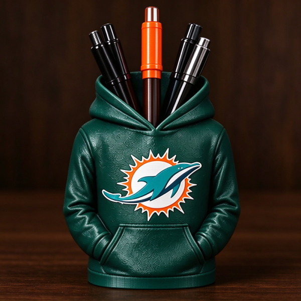 Football Hoodie Pen Holder | Team Desk Organizer