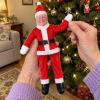 Custom Funny Pet Photo Christmas Plush Doll Gifts For Pet Lovers • My Merry Pup - Personalized Poseable Plush Doll - MySpotifyGlass