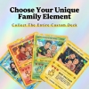 Personalized Father's Day Card - Custom Dad Trading Card with Photo & Names - "Best Dad Ever" Unique Gift for Dad, Grandpa, Husband - Poke Style Collectible Plaque for Father's Day 2026