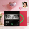 Custom Photo Music Fridge Magnet with Your Lover's Eyes Photos That Can Be Played Song Unique Gift for Her