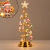 Personalized Custom Photo & Name Christmas LED Tree Lights, Family Together Santa Elf Snowman, Best Christmas Gift for Family