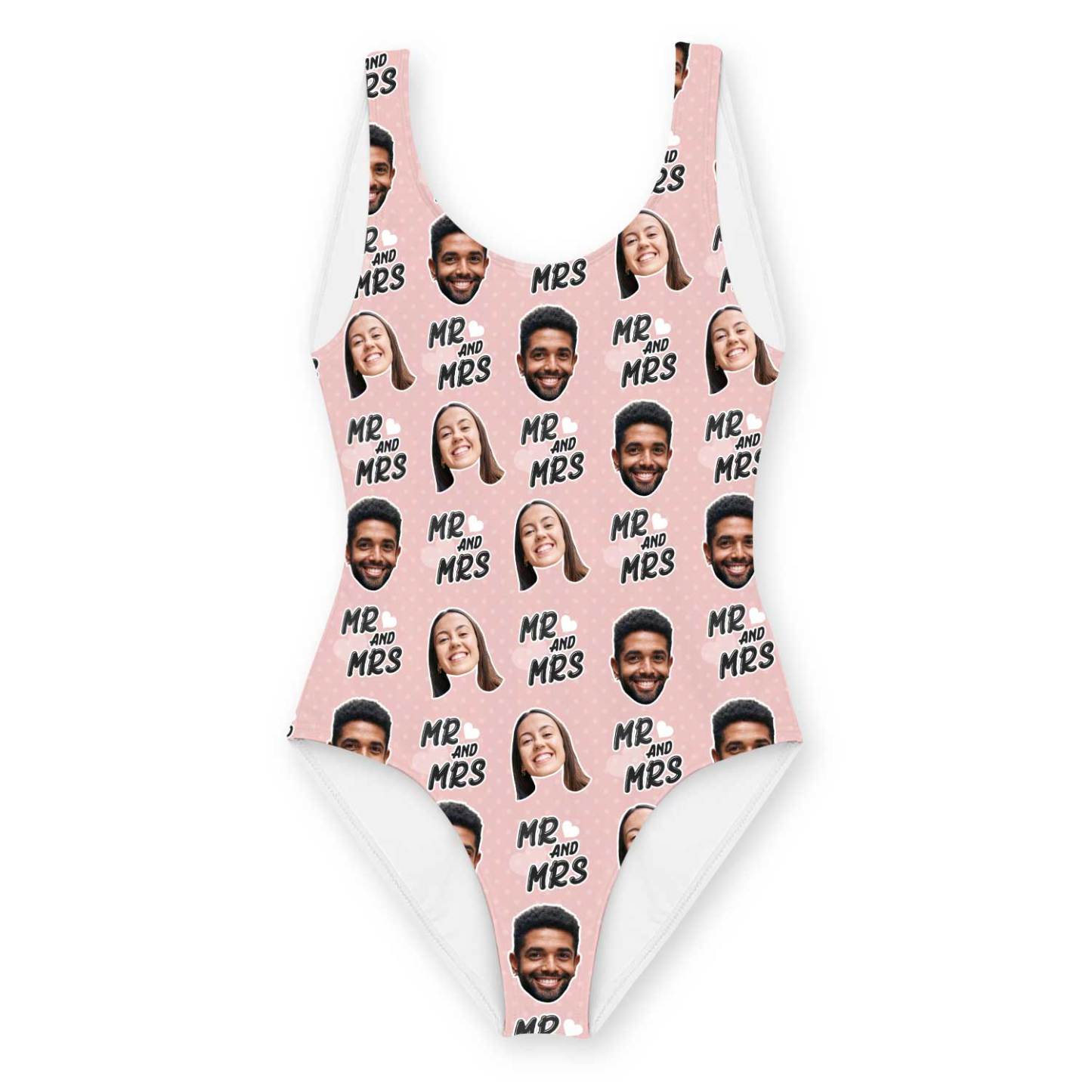 Face Bathing Suit Mr & Mrs Swimsuit Personalised With Faces Custom Swimsuit with Picture