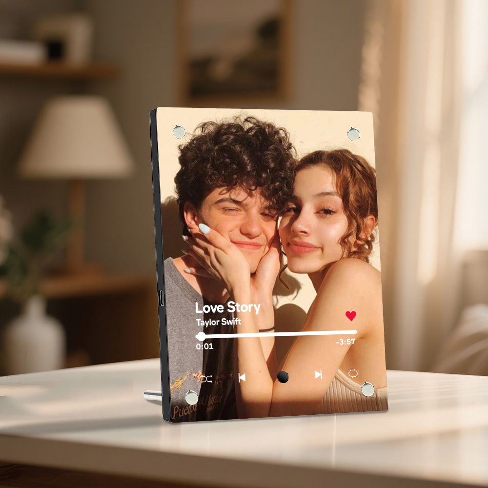 Custom Music Picture Frame Custom Spotify Frame Personalized Photo Frame Anniversary Gifts for Couple