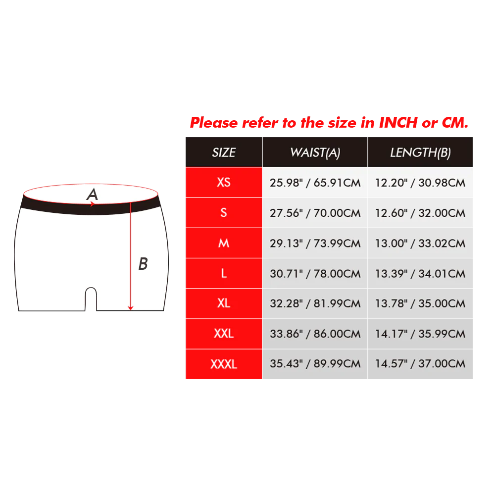Custom Face Boxer Santa Claus Personalized Mens Underwear Santa Lanterns Christmas Gift