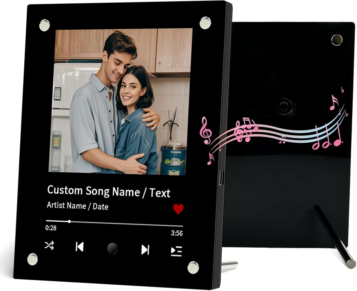 Custom Music Picture Frame Custom Spotify Frame Personalized Photo Frame Anniversary Gifts for Couple