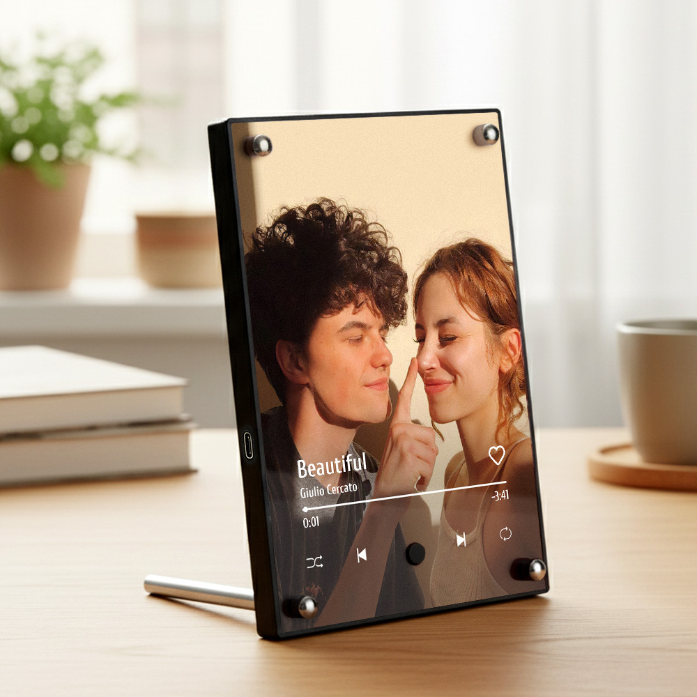 Custom Music Picture Frame Custom Spotify Frame Personalized Photo Frame Anniversary Gifts for Couple