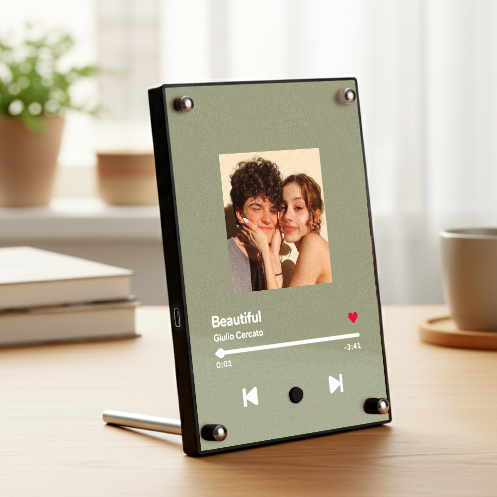 Custom Music Picture Frame Custom Spotify Frame Personalized Photo Frame Anniversary Gifts for Couple