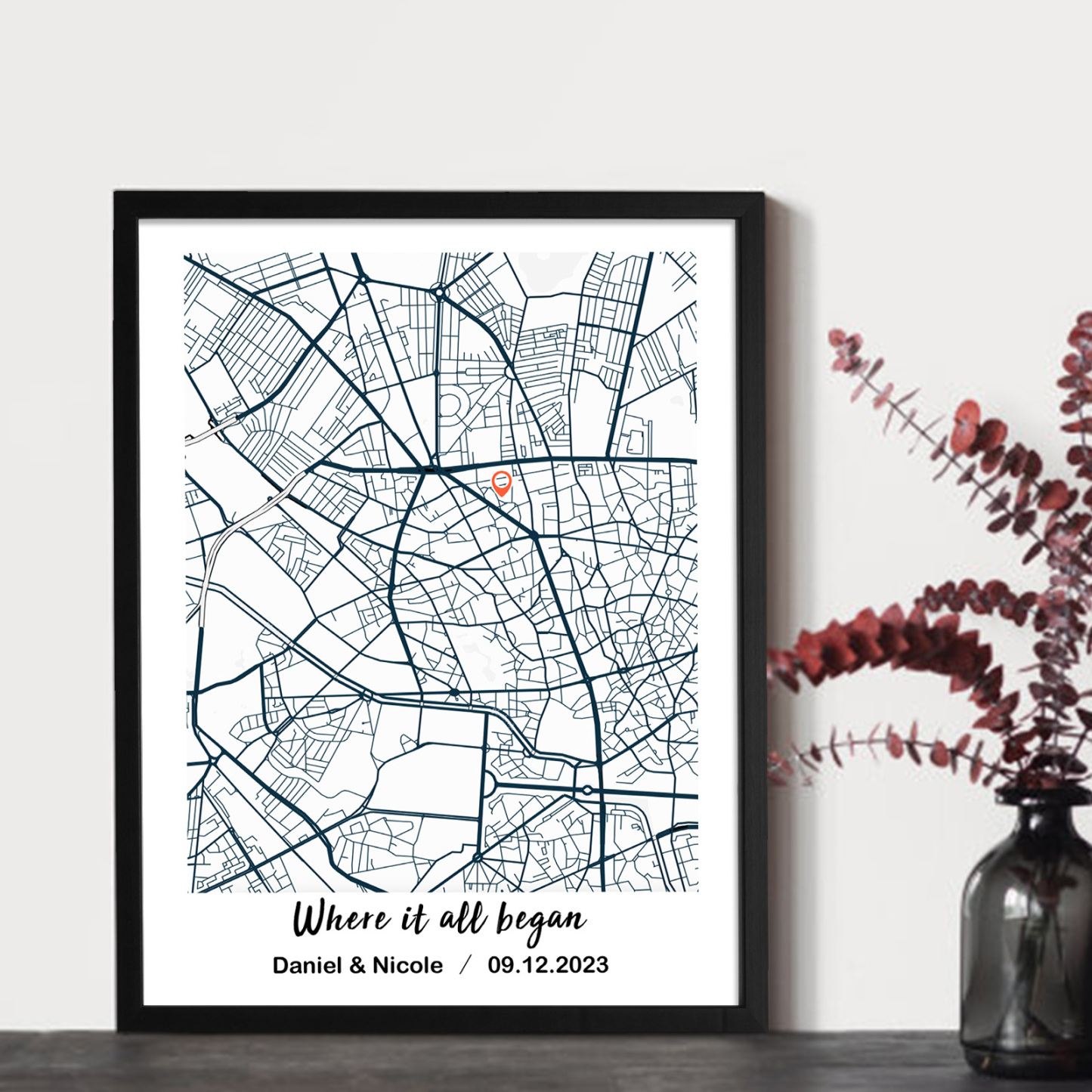 Custom Photo Ornament Photo Gift for Dad Personalized Portrait Desk De