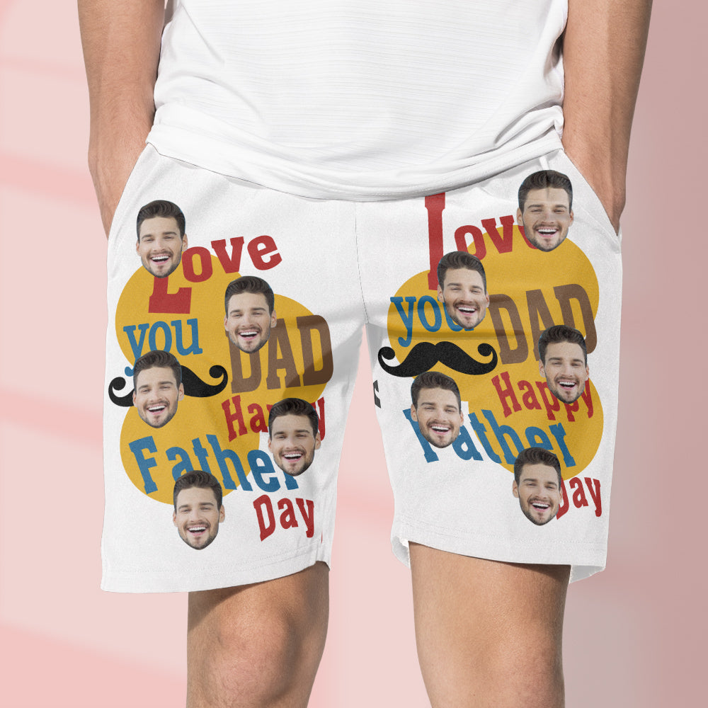 Custom Swim Trunks For Men - Design Your Own Text/Logo, Quick-Dry Polyester Beach & Exercise Shorts