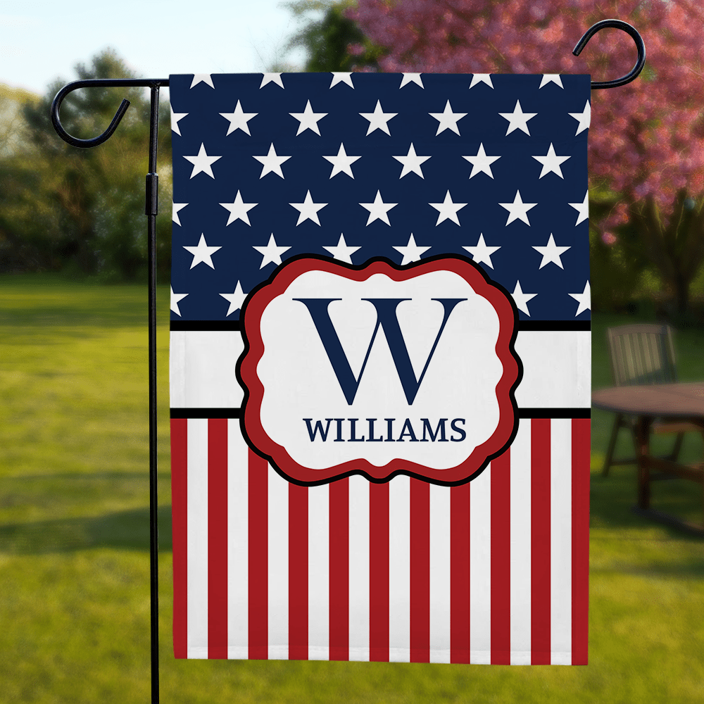 Custom Garden Flag for Independence Day July 4th Gifts