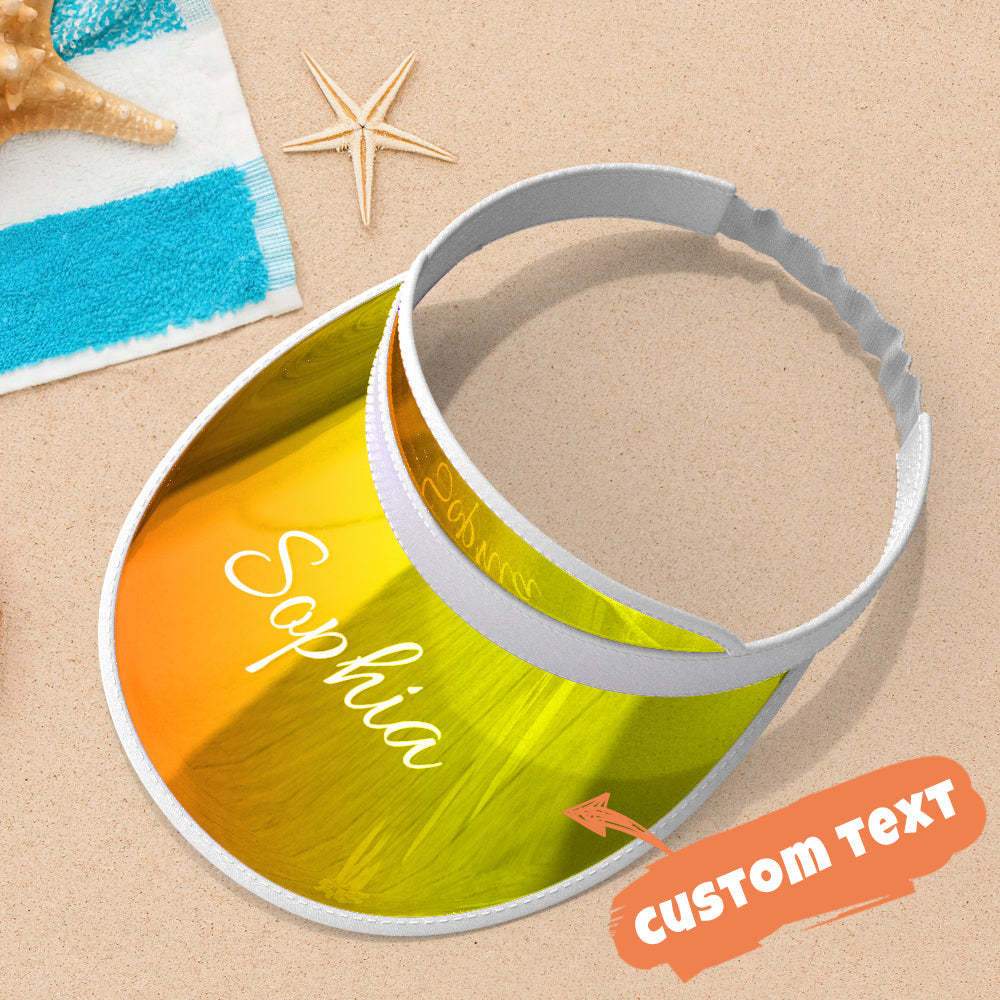 Custom Engraved Sun Hat Colorful Summer Gifts - MyFaceSwimsuit