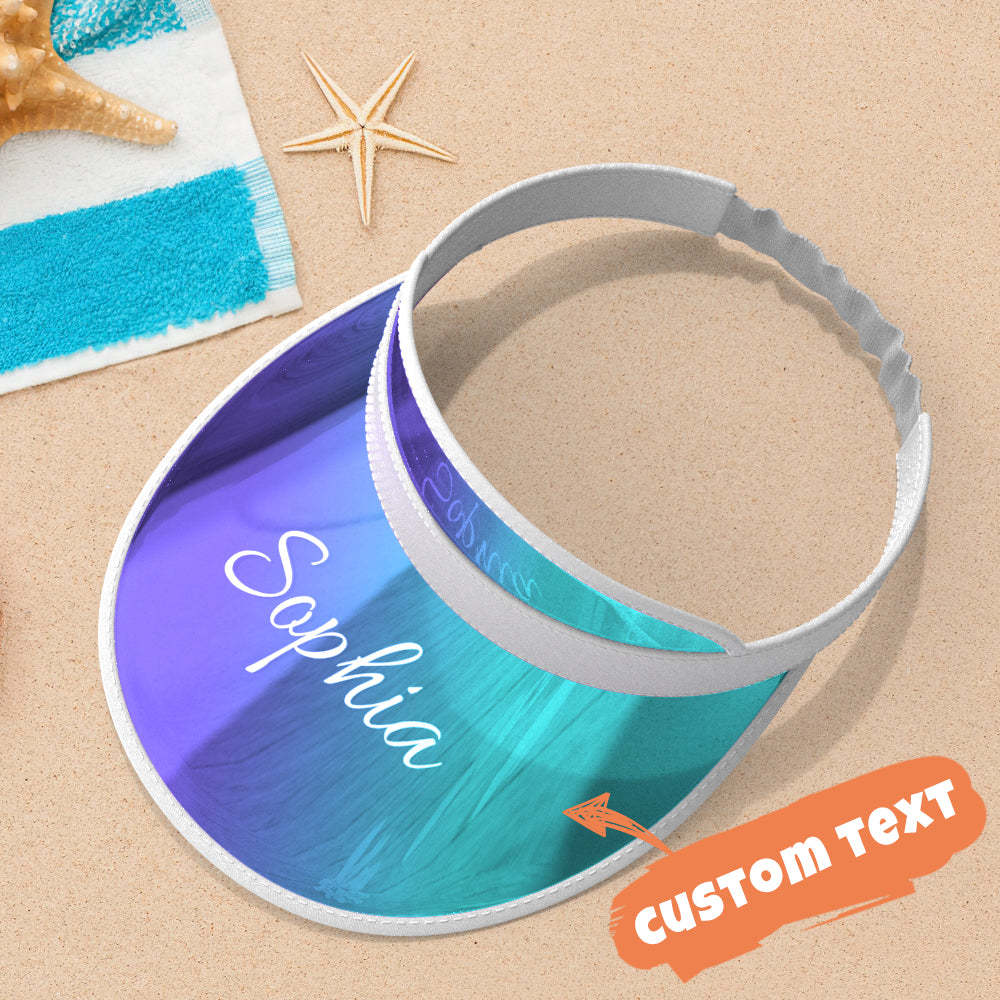 Custom Engraved Sun Hat Colorful Summer Gifts - MyFaceSwimsuit