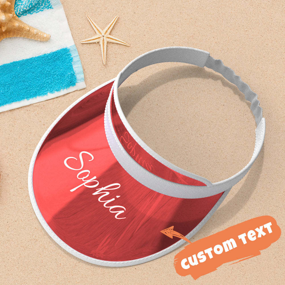Custom Engraved Sun Hat Colorful Summer Gifts - MyFaceSwimsuit