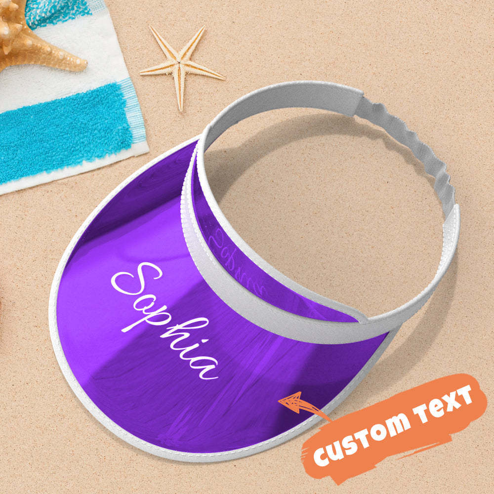 Custom Engraved Sun Hat Colorful Summer Gifts - MyFaceSwimsuit
