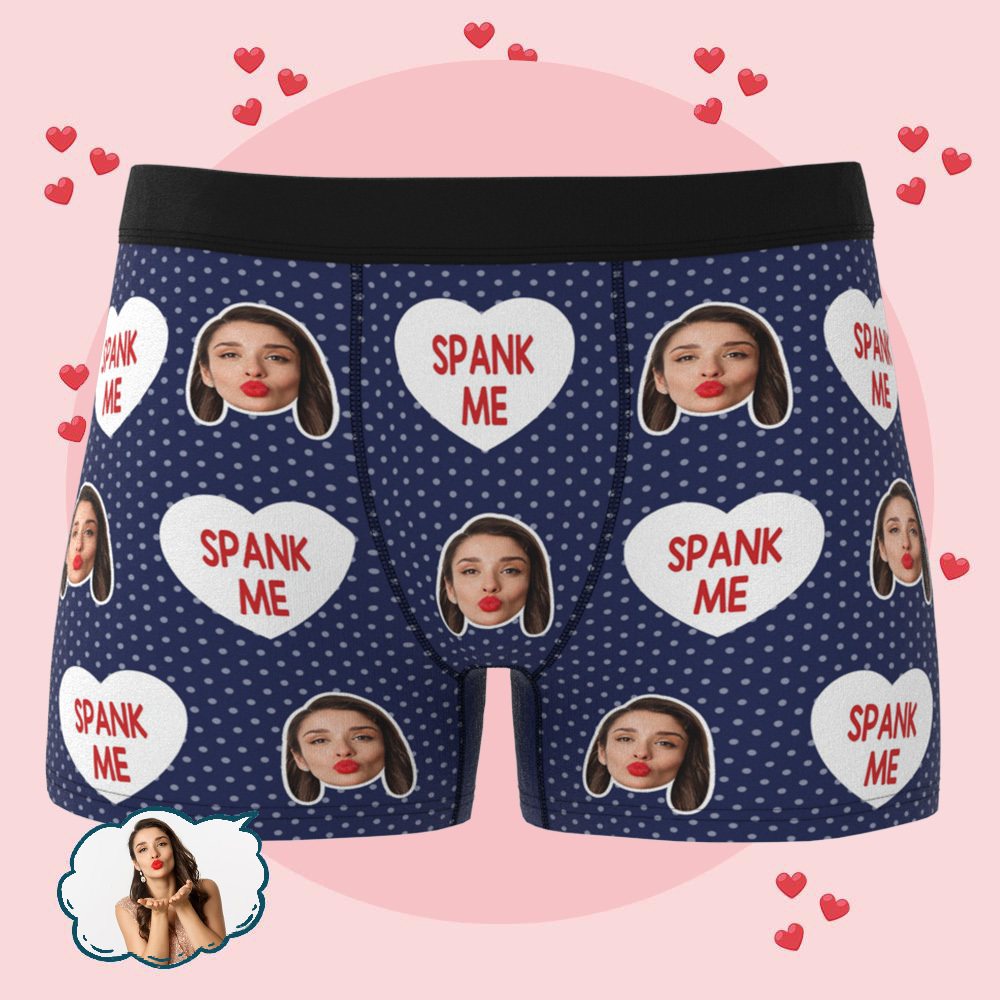 Custom Photo Boxer Briefs for Him Face Underwear Gift Custom Face Underwear for Men - MyFaceSwimSuit