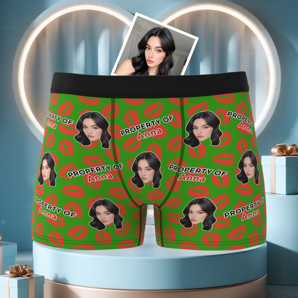 Custom Photo Boxer Shorts Custom Men's Boxer Briefs  Photo Gifts for Him - MyFaceSwimSuit