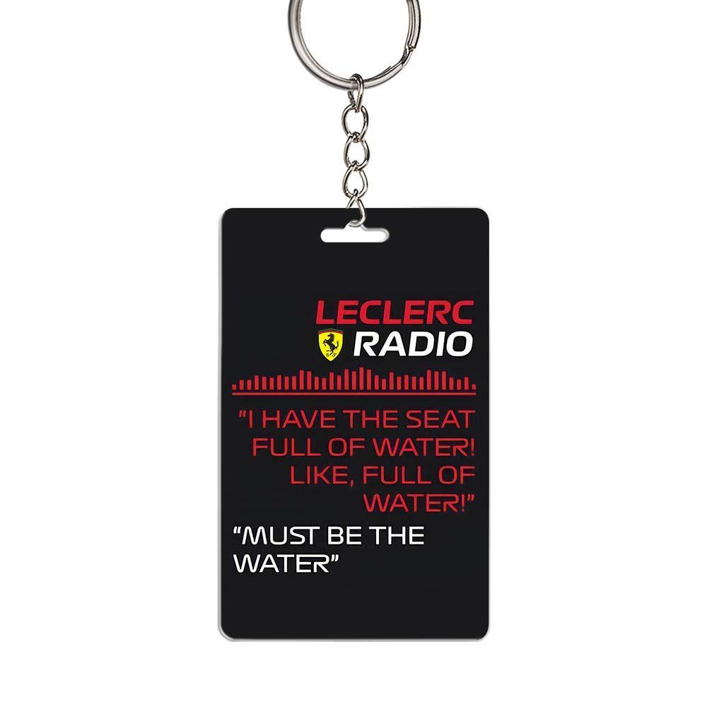 F1 Team Radio Keychain Acrylic Keychain Driver Keychain